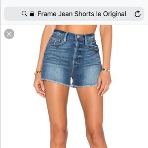 Frame Jean Shorts le Original
